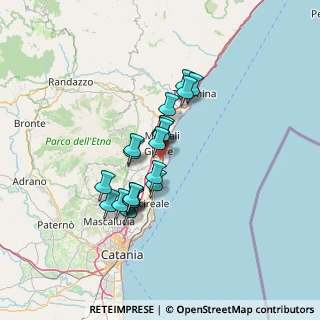 Mappa SP117, 95018 Riposto CT, Italia (11.6125)