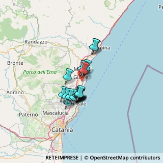 Mappa SP117, 95018 Riposto CT, Italia (9.7485)