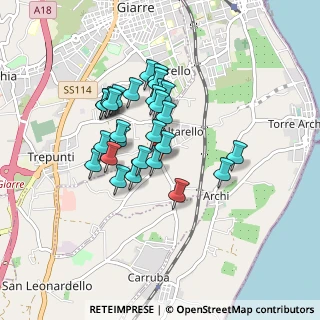 Mappa SP117, 95018 Riposto CT, Italia (0.78214)