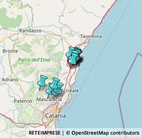 Mappa Via Giovanni Pascoli, 95014 Giarre CT, Italia (7.28733)