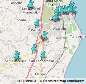 Mappa Via Giovanni Pascoli, 95014 Giarre CT, Italia (2.81563)