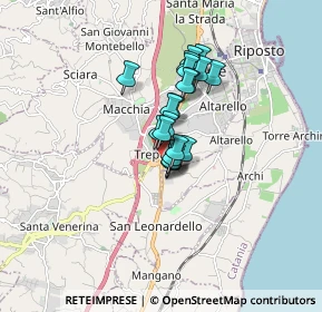 Mappa Via Giovanni Pascoli, 95014 Giarre CT, Italia (1.1555)