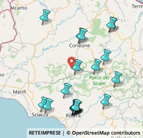 Mappa Cortile Vetrano, 90032 Bisacquino PA, Italia (20.3385)
