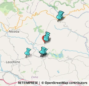 Mappa 94010 Gagliano Castelferrato EN, Italia (5.80545)