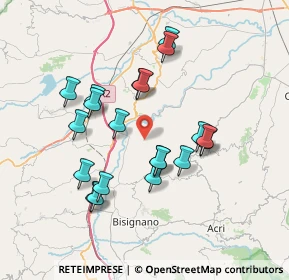 Mappa Contrada Cavallo D'Oro, 87048 Santa Sofia D'epiro CS, Italia (7.336)