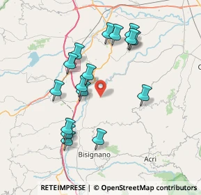 Mappa Contrada Cavallo D'Oro, 87048 Santa Sofia D'epiro CS, Italia (7.8225)