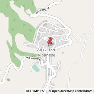 Mappa Via Roma, 8, 87060 Vaccarizzo Albanese, Cosenza (Calabria)
