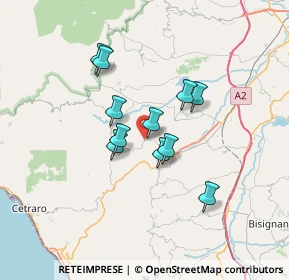 Mappa Contrade Pianette, 87018 San Marco argentano CS, Italia (5.67818)