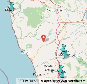 Mappa Contrade Pianette, 87018 San Marco argentano CS, Italia (57.81556)