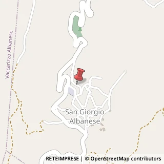 Mappa Via castriota skanderberg, 87069 San Giorgio Albanese, Cosenza (Calabria)