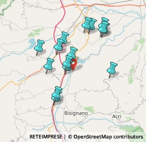 Mappa Contrada Mandrie, 87048 Santa Sofia D'epiro CS, Italia (7.25667)