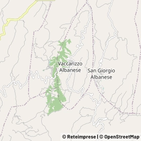 Mappa Vaccarizzo Albanese