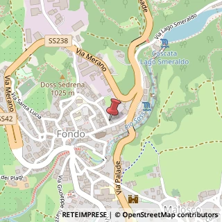 Mappa Via San Martino, 35, 38013 Fondo, Trento (Trentino-Alto Adige)