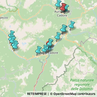 Mappa Via Carlo Alberto Dalla Chiesa, 32042 Calalzo di Cadore BL, Italia (8.439)