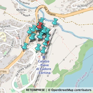 Mappa Via Stazione, 32042 Belluno BL, Italia (0.15172)