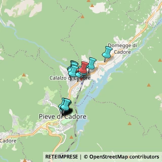 Mappa Via Stazione, 32042 Calalzo di Cadore BL, Italia (1.3585)