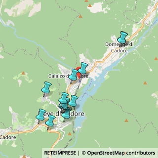 Mappa Via Stazione, 32042 Calalzo di Cadore BL, Italia (2.07)