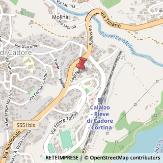 Mappa Via Lagole, 1, 32042 Calalzo di Cadore, Belluno (Veneto)