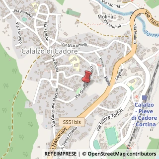Mappa Via Carducci, 51, 32042 Calalzo di Cadore, Belluno (Veneto)