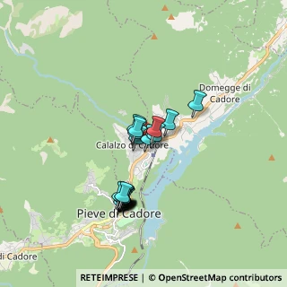 Mappa Viale Marconi, 32042 Calalzo di Cadore BL, Italia (1.4005)