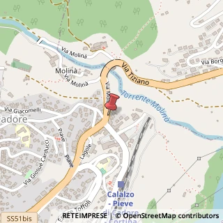 Mappa Via Stazione, 3, 32042 Calalzo di Cadore, Belluno (Veneto)