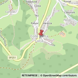 Mappa Via Villagrande, 57, 32020 Colle Santa Lucia, Belluno (Veneto)