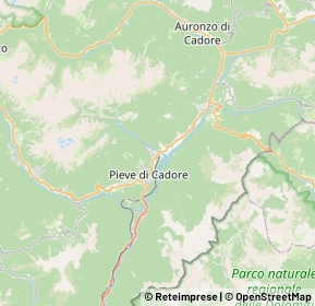 Mappa 32042 Pieve Di Cadore BL, Italia (6.33857)