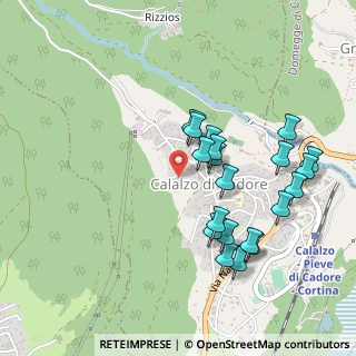 Mappa Piazza IV Novembre, 32042 Calalzo di Cadore BL, Italia (0.4695)