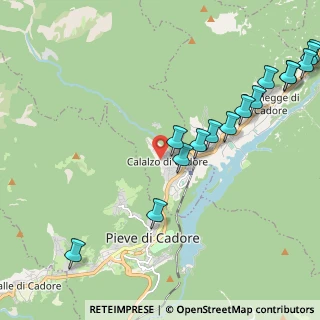 Mappa Piazza IV Novembre, 32042 Calalzo di Cadore BL, Italia (2.61267)