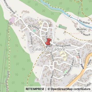 Mappa Piazza IV Novembre, 3, 32042 Calalzo di Cadore, Belluno (Veneto)