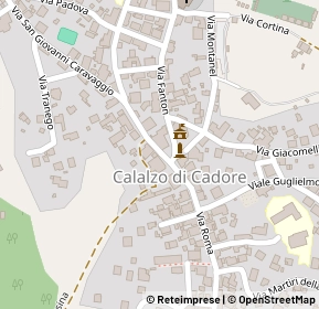 Mappa Via fanton, 32042 Pieve Di Cadore BL, Italia (0.06923)