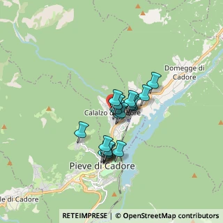 Mappa Via Fiori, 32042 Calalzo di Cadore BL, Italia (1.122)