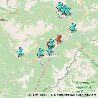 Mappa Via Fiori, 32042 Calalzo di Cadore BL, Italia (8.48364)