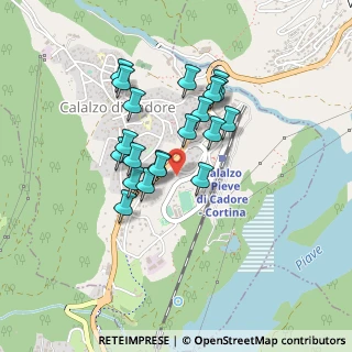 Mappa Via Ettore Toffoli, 32042 Calalzo di Cadore BL, Italia (0.3495)