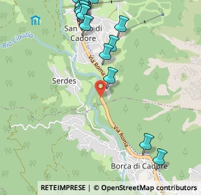 Mappa Strada Statale, 32046 San Vito di Cadore BL, Italia (1.417)