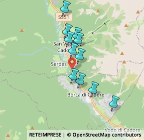 Mappa Strada Statale, 32046 San Vito di Cadore BL, Italia (1.44545)