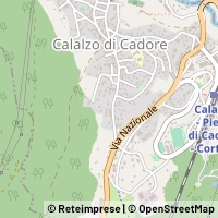 Hartă Calalzo di Cadore