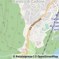 Mapa Calalzo di Cadore