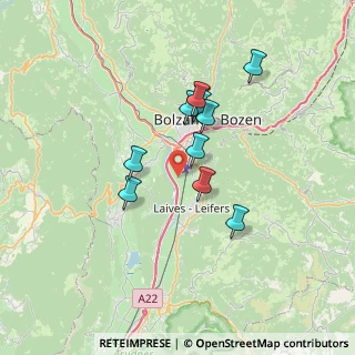 Mappa Via al boschetto, 39100 Bolzano BZ, Italia (5.53727)