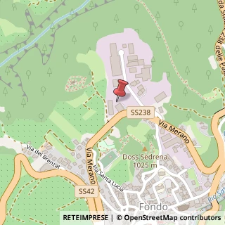 Mappa Via Merano, 25, 38013 Fondo, Trento (Trentino-Alto Adige)