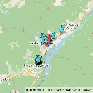Mappa Via Lagole, 32042 Calalzo di Cadore BL, Italia (1.299)