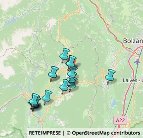 Mappa Fondo, 38013 Fondo TN, Italia (7.07944)