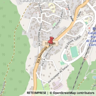 Mappa Via Nazionale, 42, 32042 Calalzo di Cadore, Belluno (Veneto)