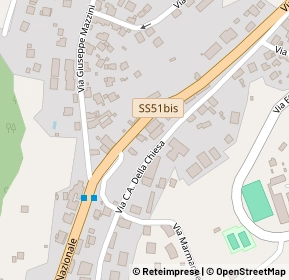 Mappa Via nazionale, 32042 Pieve Di Cadore BL, Italia (0.11923)