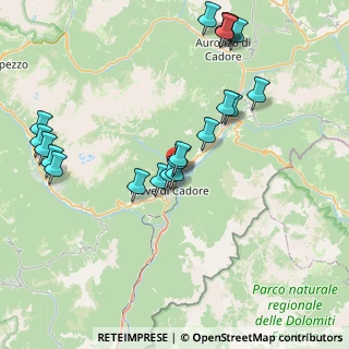 Mappa Via Generale Carlo Alberto dalla Chiesa, 32042 Calalzo di Cadore BL, Italia (8.421)
