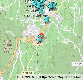 Mappa Via Crocevia, 39057 Appiano sulla strada del vino BZ, Italia (1.3415)