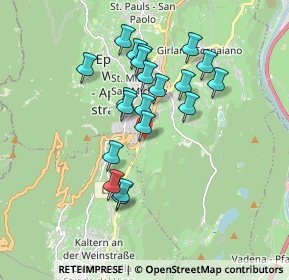 Mappa Via Crocevia, 39057 Appiano sulla strada del vino BZ, Italia (1.5115)