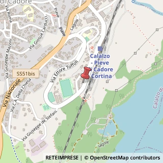 Mappa Via Stazione, 34, 32042 Calalzo di Cadore, Belluno (Veneto)