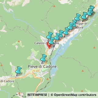 Mappa Via Nazionale, 32042 Calalzo di Cadore BL, Italia (2.544)