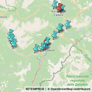 Mappa Via Nazionale, 32042 Calalzo di Cadore BL, Italia (8.435)